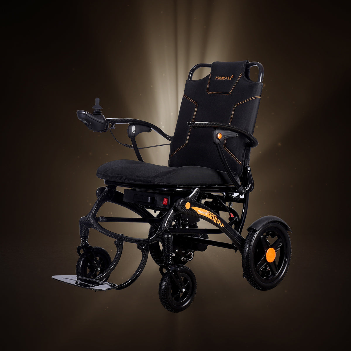 MobilityPlus+ Nova Ultra-Light Carbon Folding Electric Wheelchair